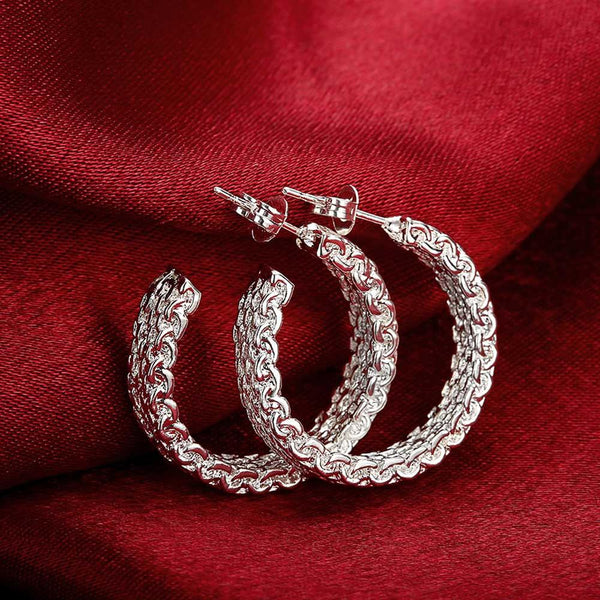 Silver Earrings - LSE082