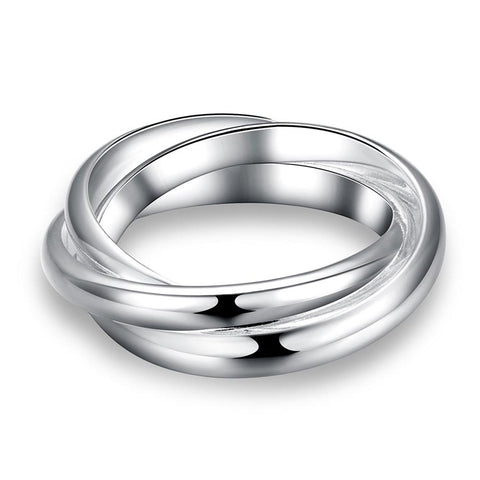 Lucky Silver - Silver Designer Russian Wedding Ring - LOCAL STOCK