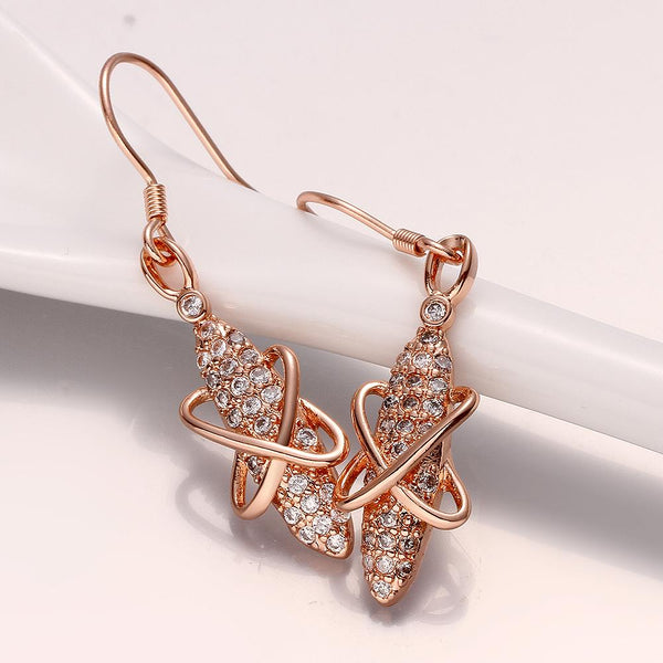Rose Gold Earrings LSE017