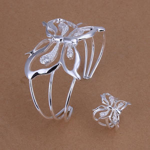 Silver Designer Jewelry Set LSS260
