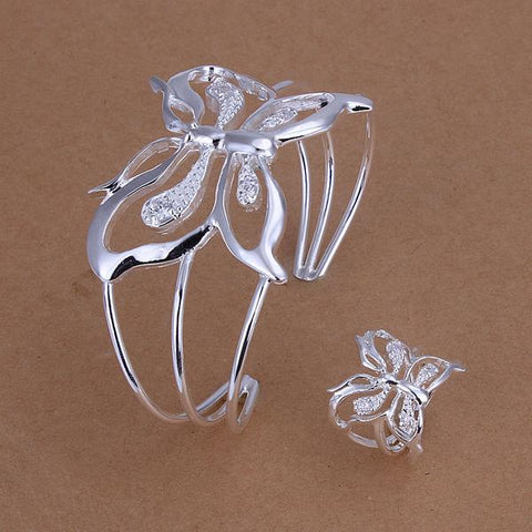 Silver Designer Jewelry Set LSS260
