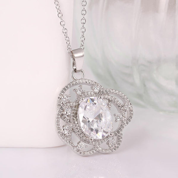 White Gold Necklace LSN031