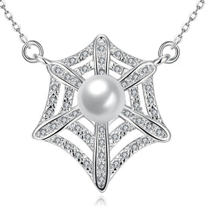 White Gold Necklace LSN038