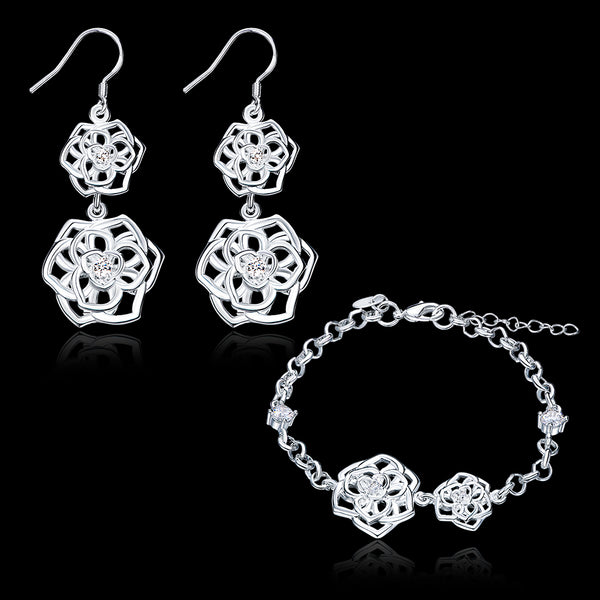 Silver Designer Jewelry Set LSSPCS904