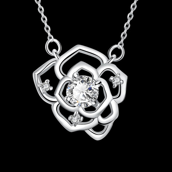 White Gold Necklace LSN040