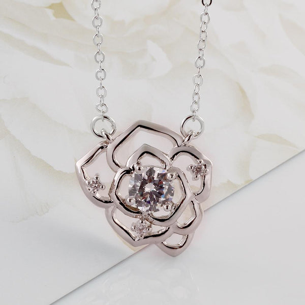 White Gold Necklace LSN040
