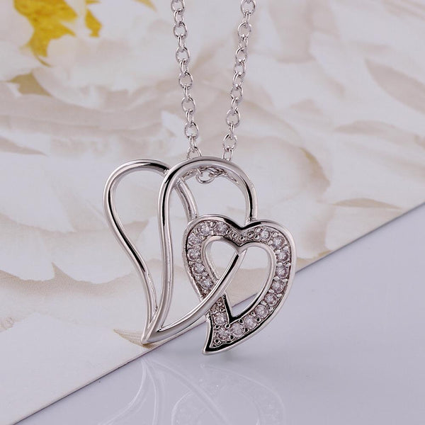 White Gold Necklace LSN045