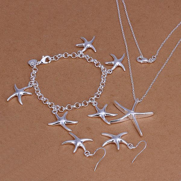 Silver Designer Jewelry Set LSS124