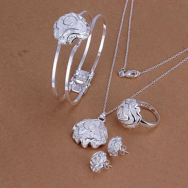 Silver Designer Jewelry Set LSS322