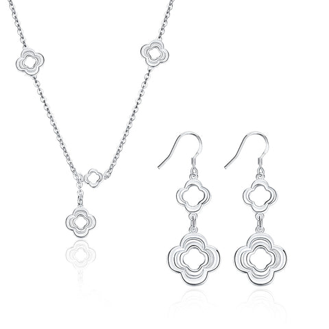 Silver Designer Jewelry Set LSSPCS907