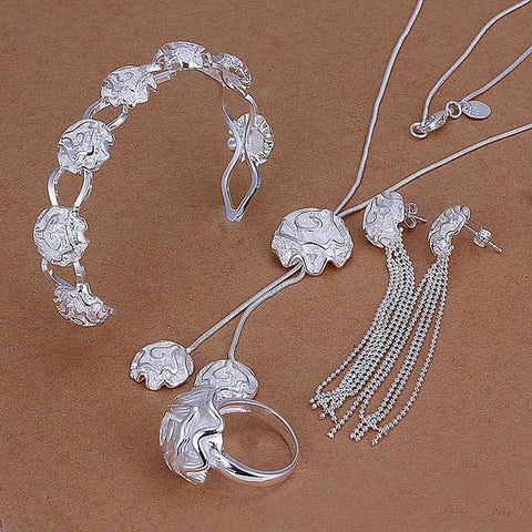 Silver Designer Jewelry Set LSS298