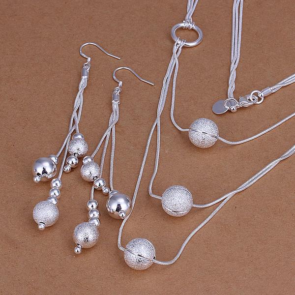 Silver Designer Jewelry Set LSS123