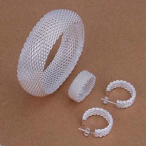Silver Designer Jewelry Set LSS301