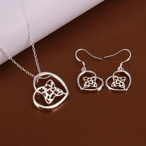 Silver Designer Jewelry Set LSS474
