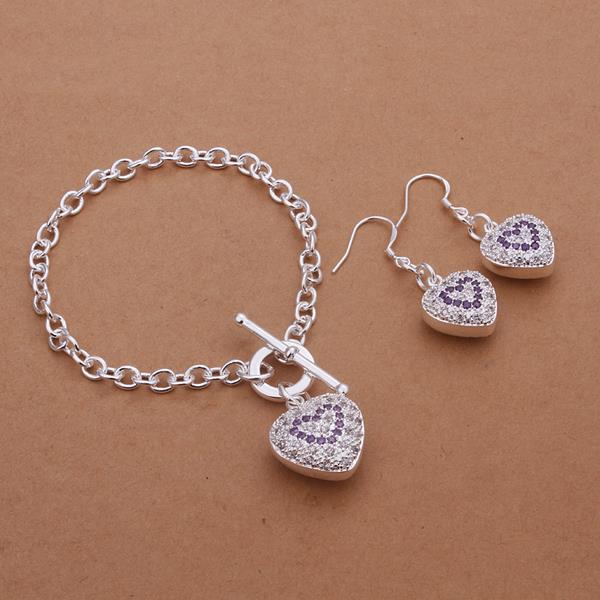 Silver Designer Jewelry Set LSS374