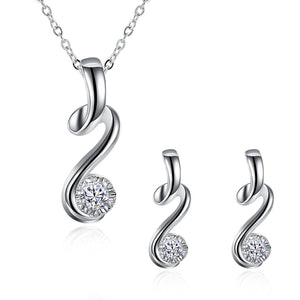 Silver Designer Jewelry Set LSSPCS850