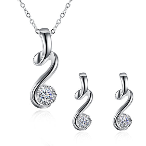 Silver Designer Jewelry Set LSSPCS850