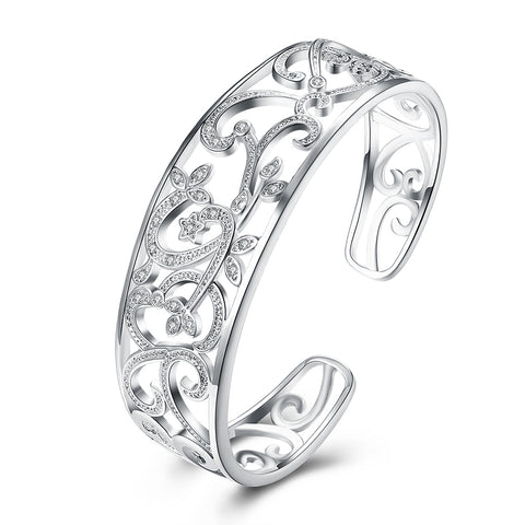 Silver Designer Bangle LSSPCB261