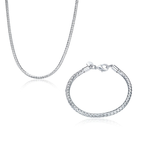 Silver Designer Jewelry Set LSSPCS866