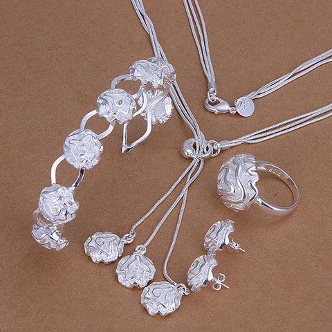 Silver Designer Jewelry Set LSS268