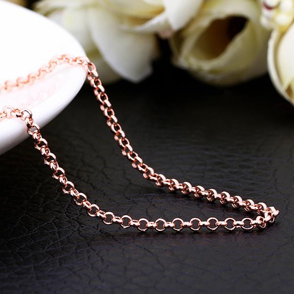 Rose Gold Rolo Chain 18inch 1.5mm LSC023
