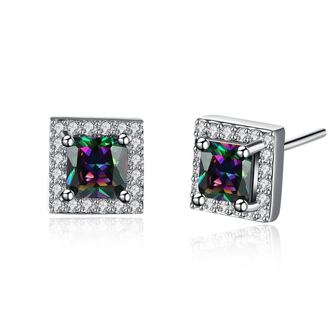 White Gold Earrings LSE1094