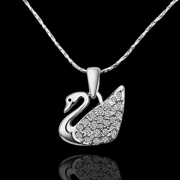 White Gold Necklace LSN599