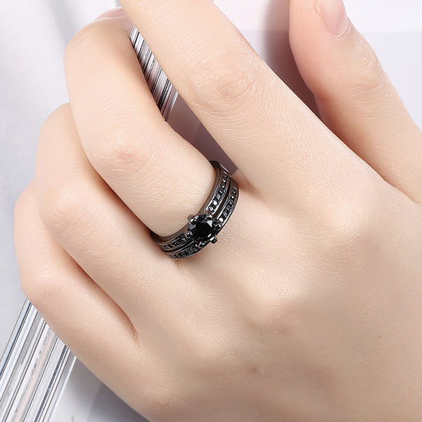 Black Gold Ring LSR866-A