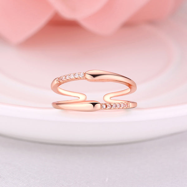 Rose Gold Ring LSRR898-C