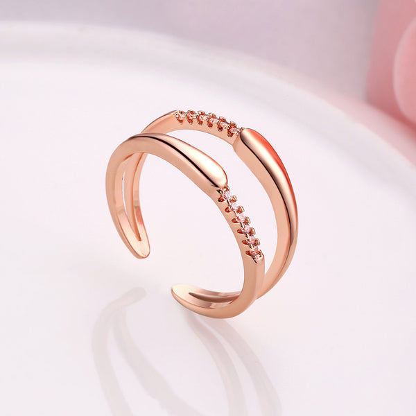 Rose Gold Ring LSRR898-C