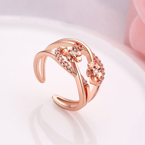 Rose Gold Ring LSRR919-C