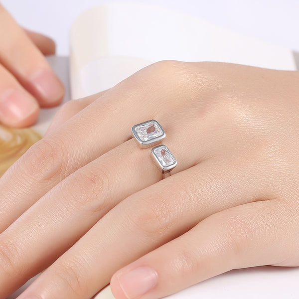 White Gold Ring LSR941-C