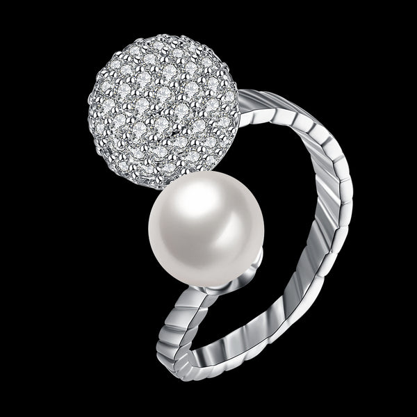 White Gold Ring LSR950-C