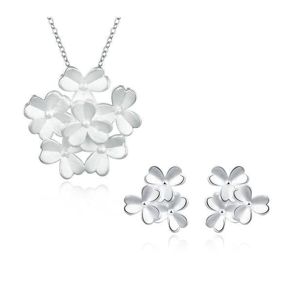 Silver Designer Jewelry Set LSS796