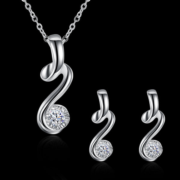 Silver Designer Jewelry Set LSSPCS850