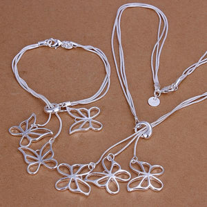 Silver Designer Jewelry Set LSS158