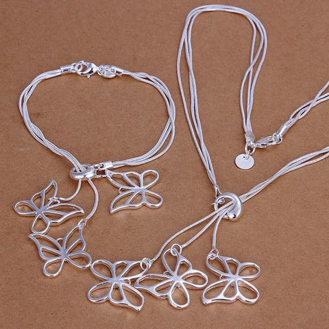 Silver Designer Jewelry Set LSS158