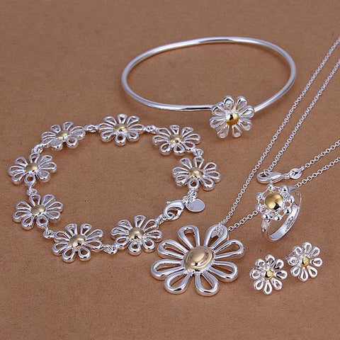 Silver Designer Jewelry Set LSS288