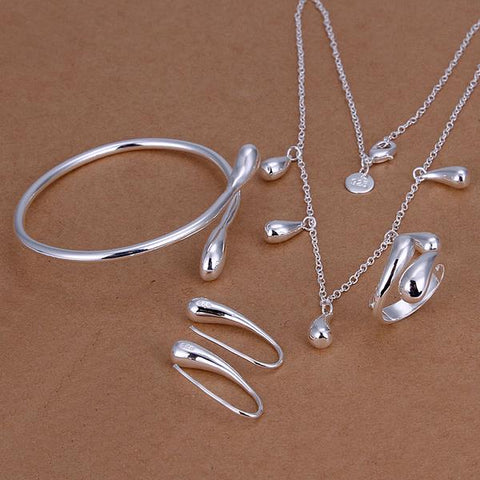 Silver Designer Jewelry Set LSS219