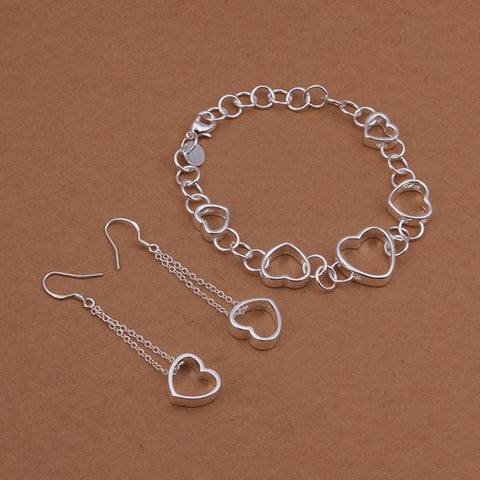 Silver Designer Jewelry Set LSS431