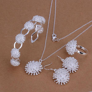 Silver Designer Jewelry Set LSS329
