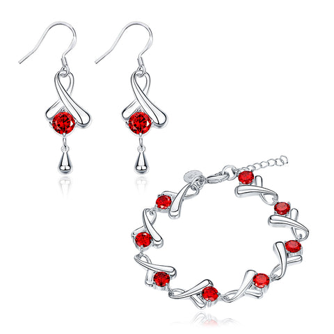 Silver Designer Jewelry Set LSSPCS896