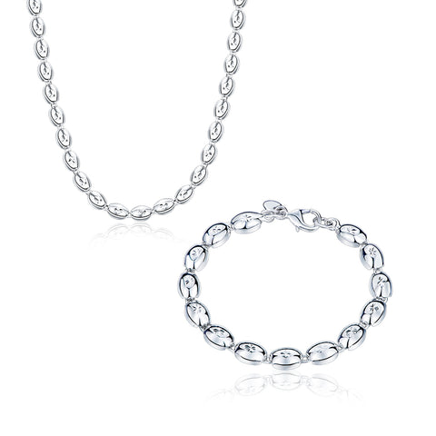 Silver Designer Jewelry Set LSSPCS862