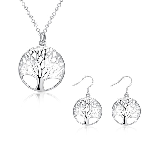 Silver Designer Jewelry Set LSS828