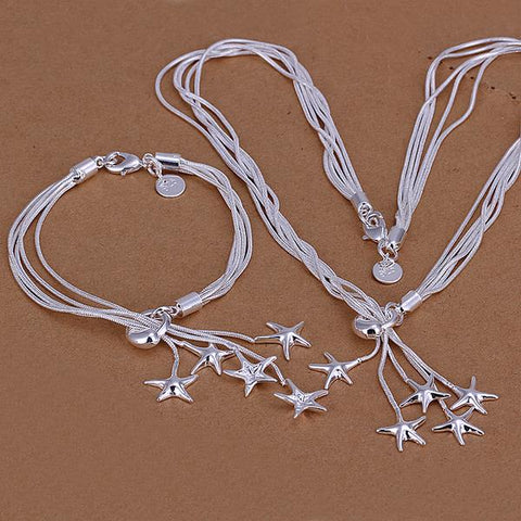 Silver Designer Jewelry Set S007