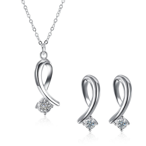 Silver Designer Jewelry Set LSSPCS848