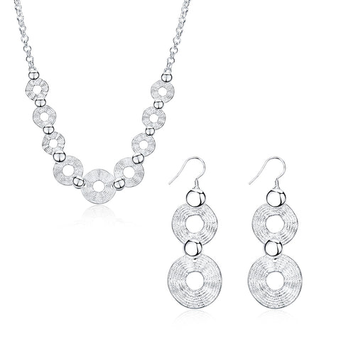 Silver Designer Jewelry Set LSSPCS894