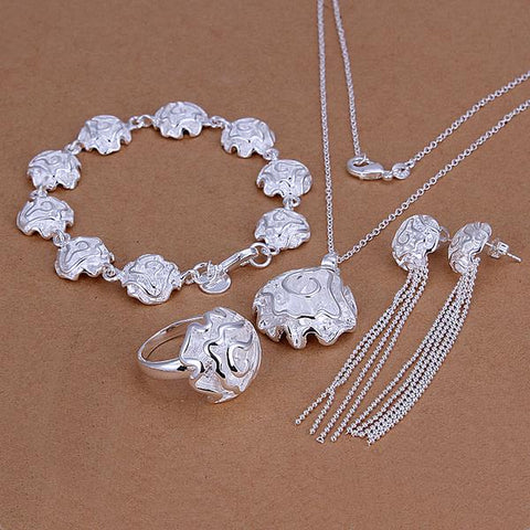 Silver Designer Jewelry Set LSS244