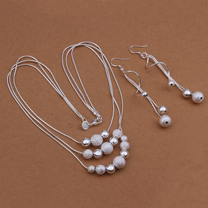 Silver Designer Jewelry Set LSS423