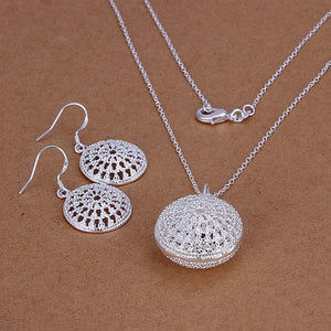 Silver Designer Jewelry Set LSS2002